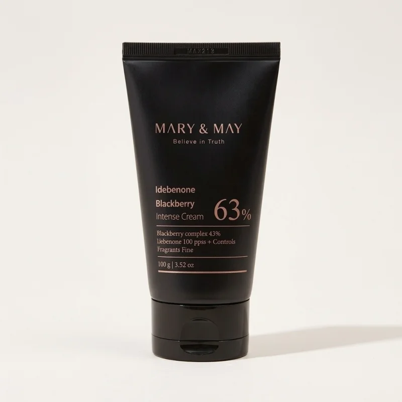 MARY & MAY Idebenone Blackberry Intense Cream 100g - Antioxidant Face Moisturizer - Main Image