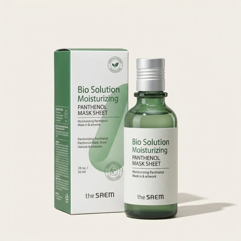 THE SAEM Bio Solution Moisturizing Panthenol Mask Sheet for Deep Hydration - Main Image