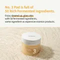 numbuzin No.3 Radiance Glowing Jumbo Essence Pad - 70ct Fermented Toner Pads 5