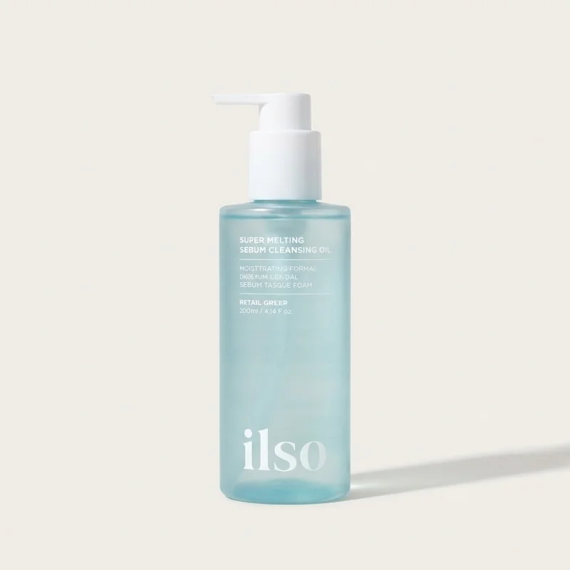 ILSO Super Melting Sebum Cleansing Oil 200ml - Gentle Pore & Makeup Removal - Main Image