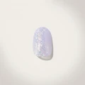 OHORA N Hanaakari Semicured Gel Nail Strips - Lavender Gradient and Glitter 1