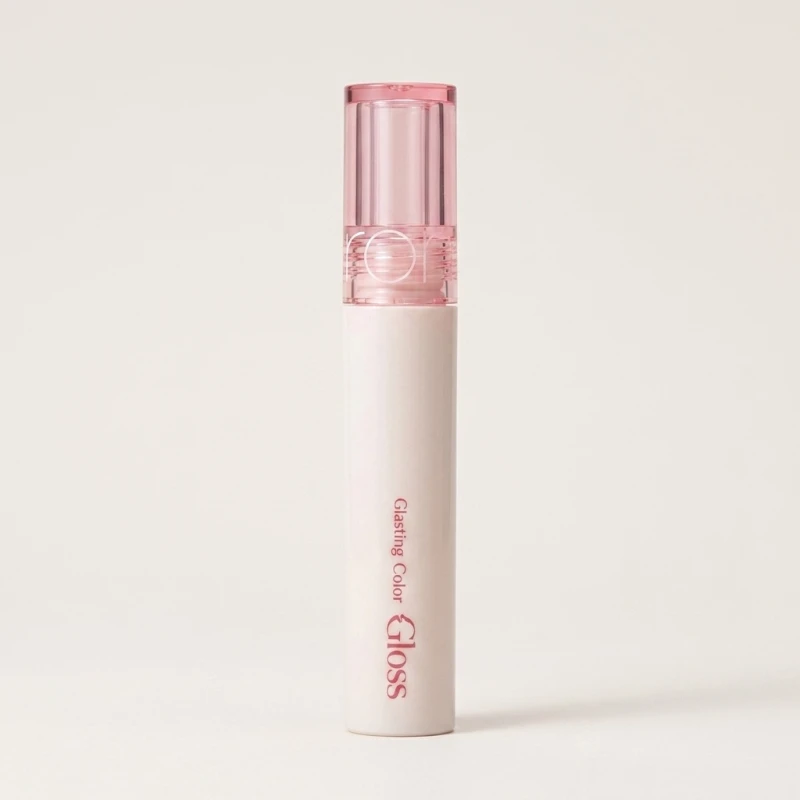 ROMAND Glasting Color Gloss 08 Cherry Up - High Shine Translucent Lip Tint - Main Image