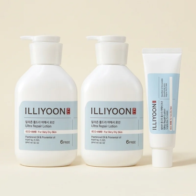 ILLIYOON Ultra Repair Lotion & Hand Cream Set for Very Dry Skin - Main Image