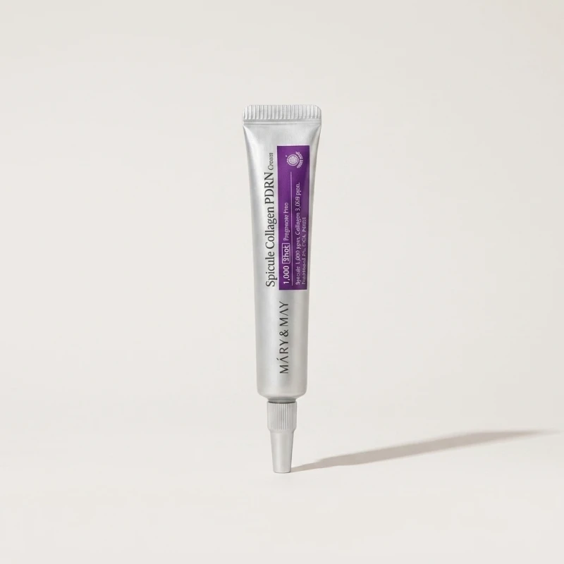 MARY & MAY Spicule Collagen PDRN Cream (15g) - Elasticity & Texture Support - Main Image