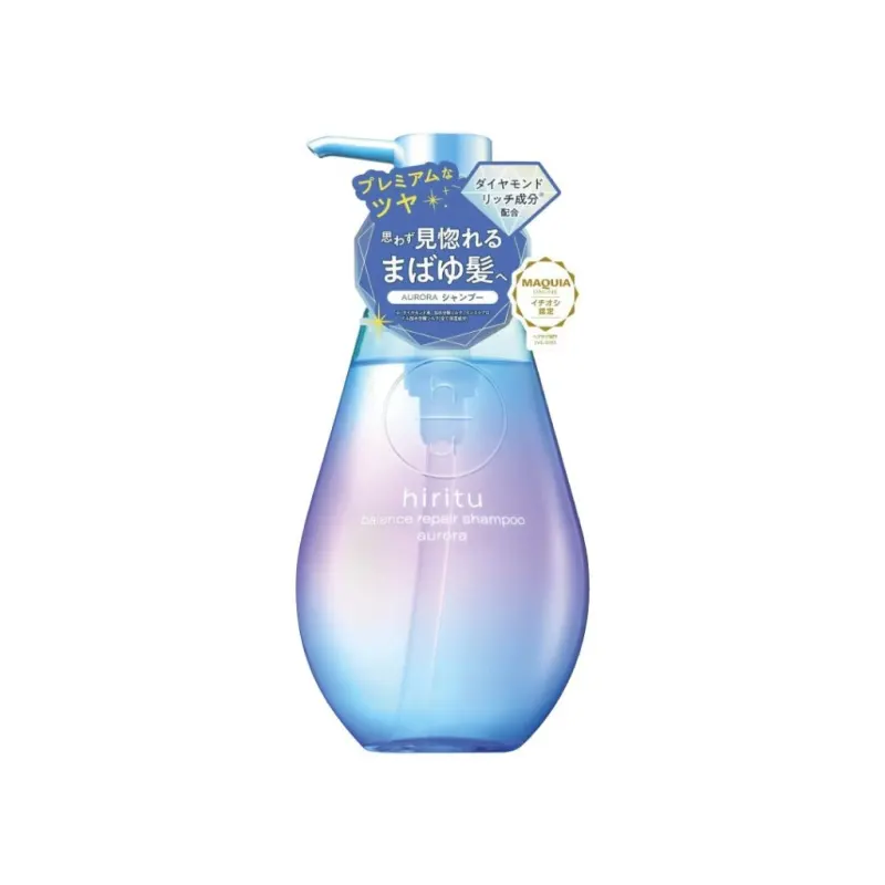 HIRITU Balance Repair Shampoo Aurora 410ml - Balanced Care for Radiant Hair - Main Image