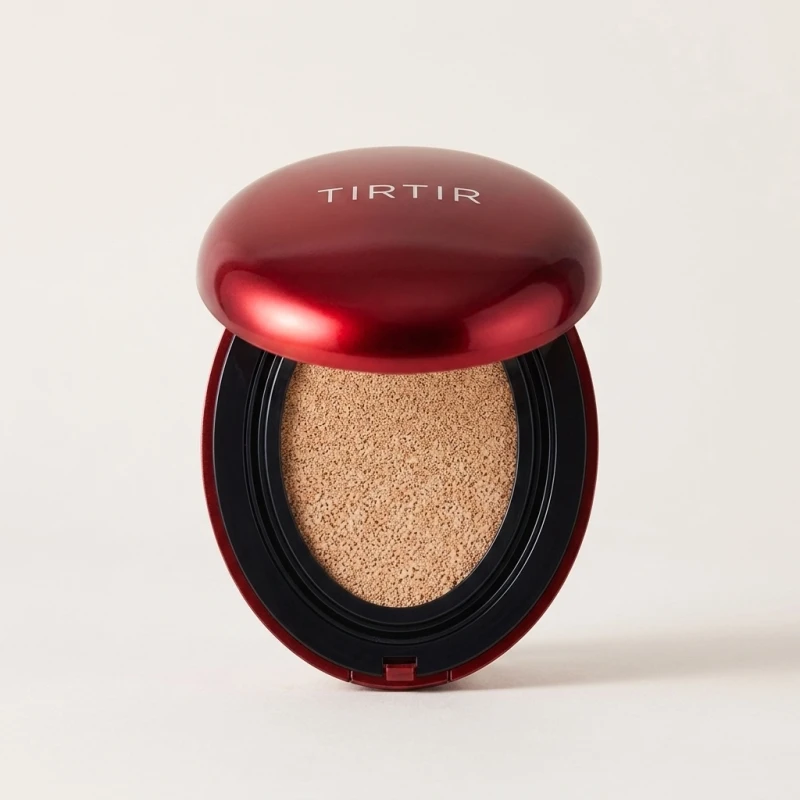 TIRTIR Mask Fit Red Cushion Foundation, 28N Oat, Long-Wear Semi-Matte Finish - Main Image