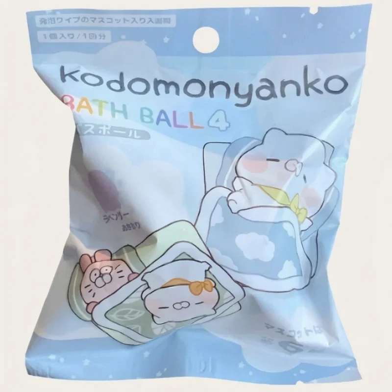 Kodomonyanko Bath Ball 4 Sleeping Series with Surprise Mascot - Main Image