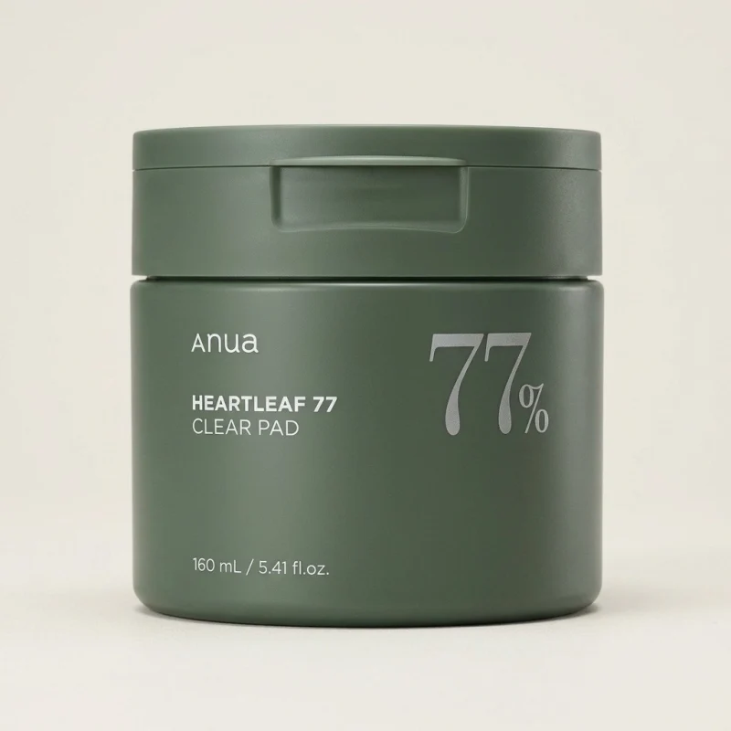 Anua Heartleaf 77% Clear Pad 160ml - Soothing Toner Pads for Sensitive Skin - Main Image