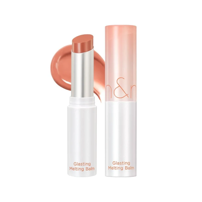 ROMAND Glasting Melting Balm - 01 Coco Nude, Glossy Hydrating Tinted Lip Balm - Main Image