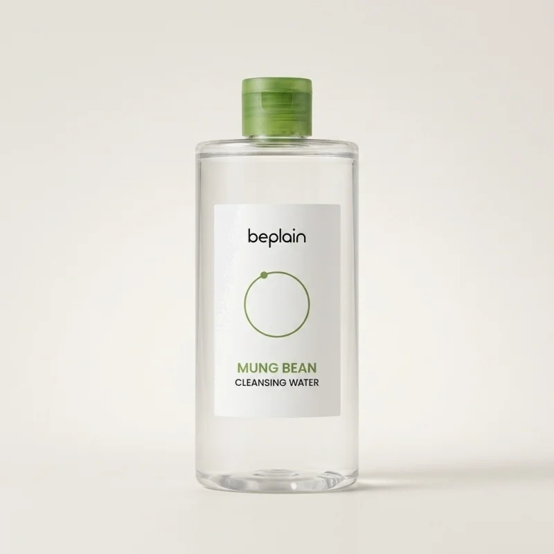 BEPLAIN Mung Bean Cleansing Water 400ml - Gentle Purifying Makeup Remover - Main Image