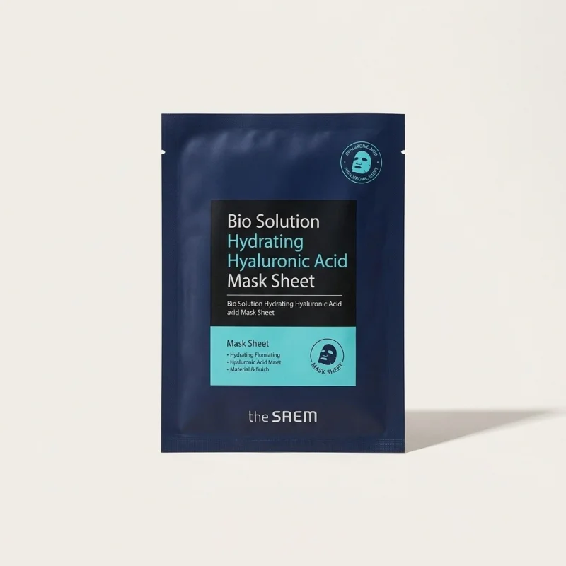 THE SAEM Bio Solution Hydrating Hyaluronic Acid Mask Sheet - Deep Moisture - Main Image