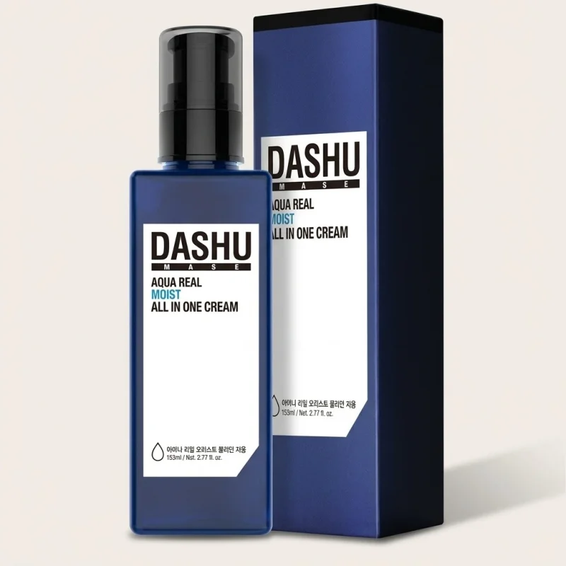 DASHU Men's Aqua Real Moist All In One Cream - Hydrating 5.17 fl. oz. - Main Image