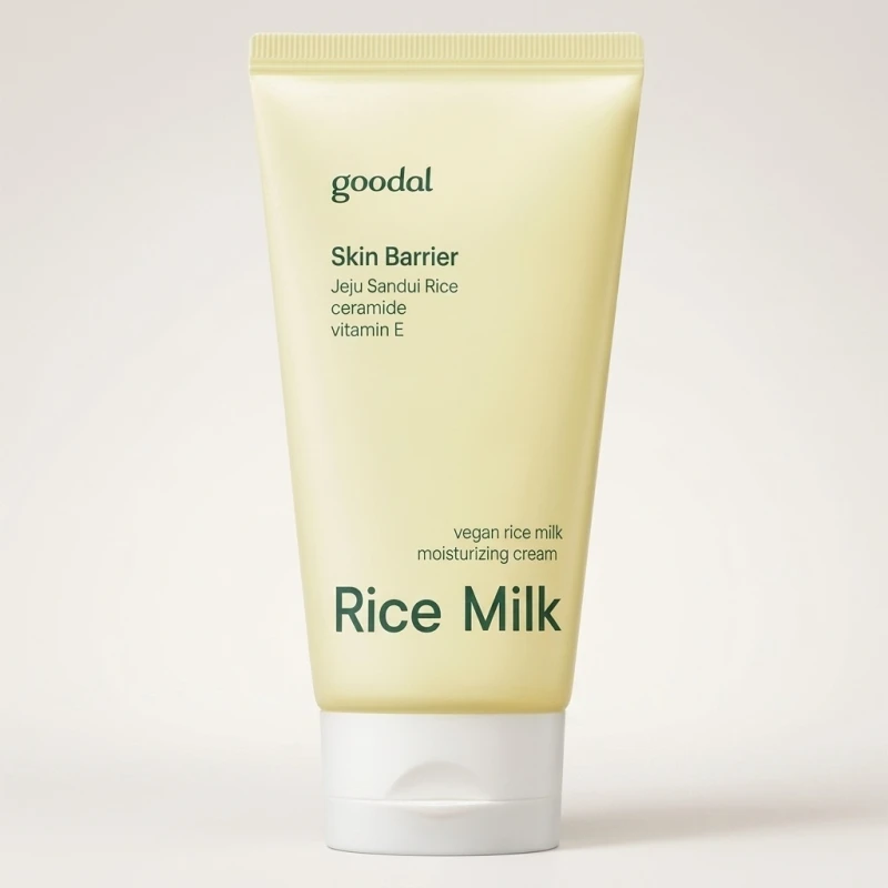 Goodal Vegan Rice Milk Moisturizing Cream 70ml - Barrier Support with Ceramide - Main Image