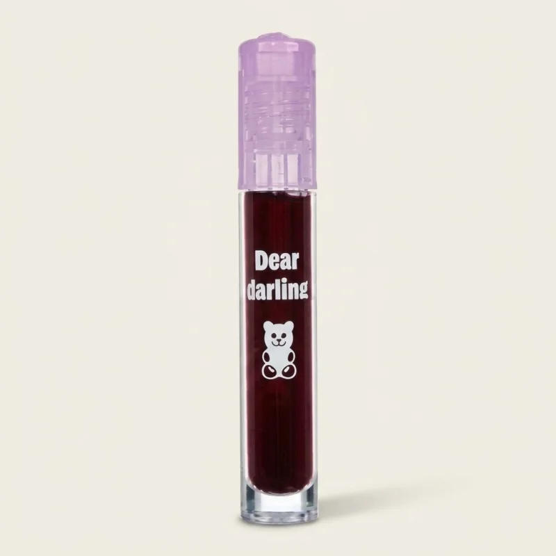 Etude House Dear Darling Water Gel Tint Plum Red - Long Lasting Lip Stain - Main Image