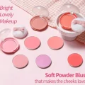 ETUDE Lovely Cookie Blusher OR201 Apricot Peach Mousse - Soft Matte Finish 2