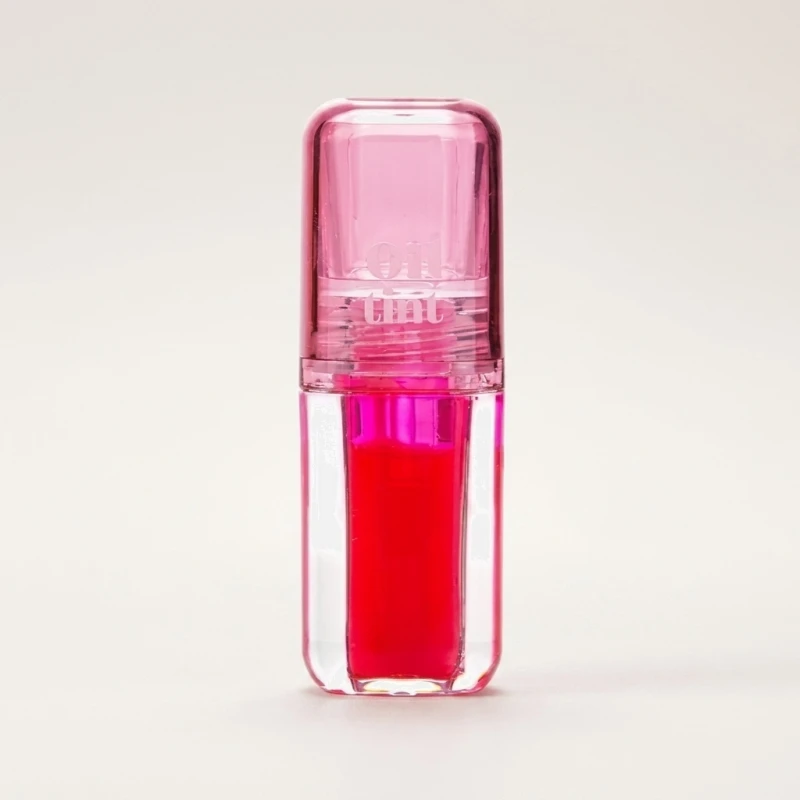 ETUDE Dear Darling Oil Tint 03 Neon Pink - High-Shine Hydrating Lip Glow - Main Image