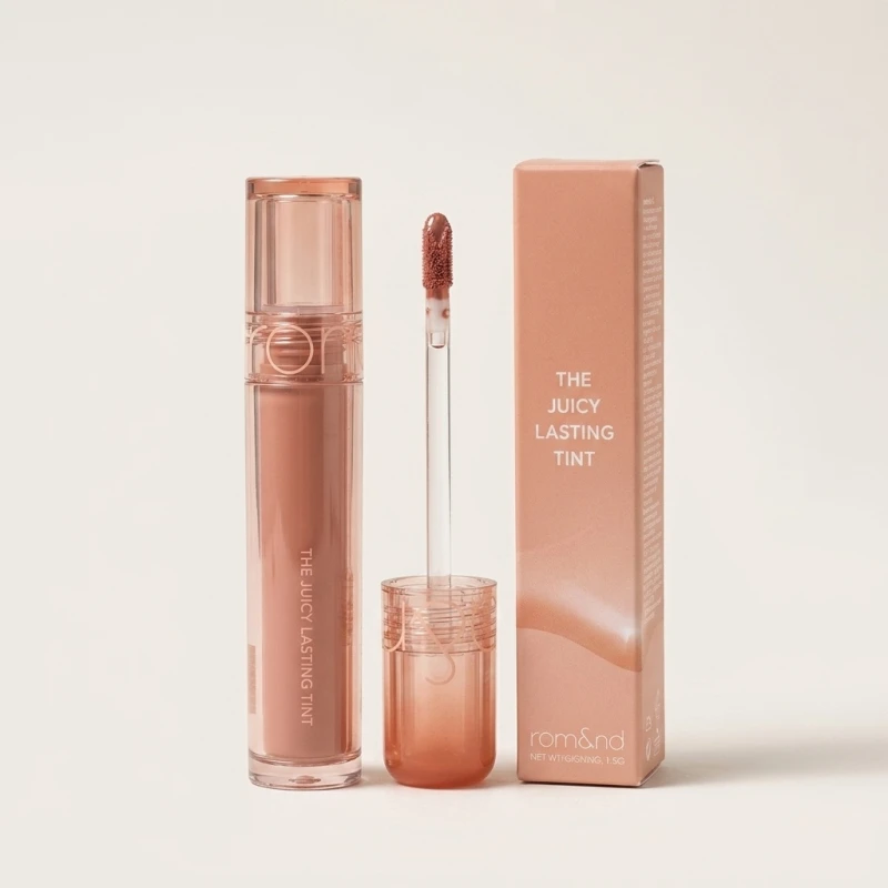 ROMAND Juicy Lasting Tint 02 Nucadamia - High-Shine Glossy Lip Color - Main Image