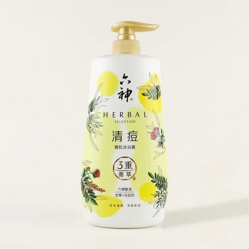 Liushen Herbal Selection Acne Care Body Wash, Licorice & Purslane, 1000ml - Main Image