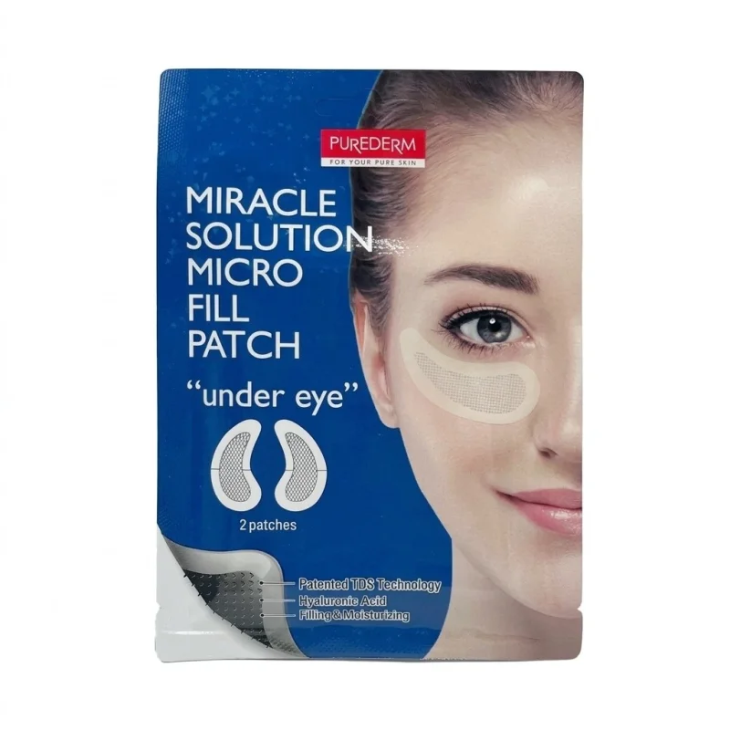 PUREDERM Miracle Solution Micro Fill Under Eye Patch with Hyaluronic Acid - Main Image