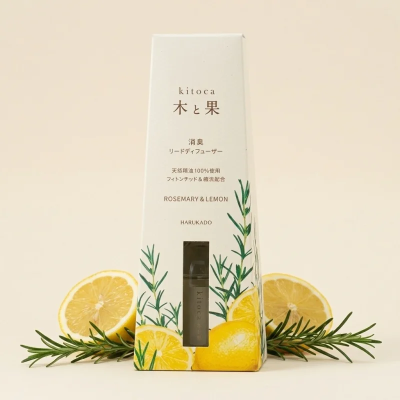 Kitoca Room Diffuser Rosemary & Lemon - 100% Natural Essential Oil - Main Image