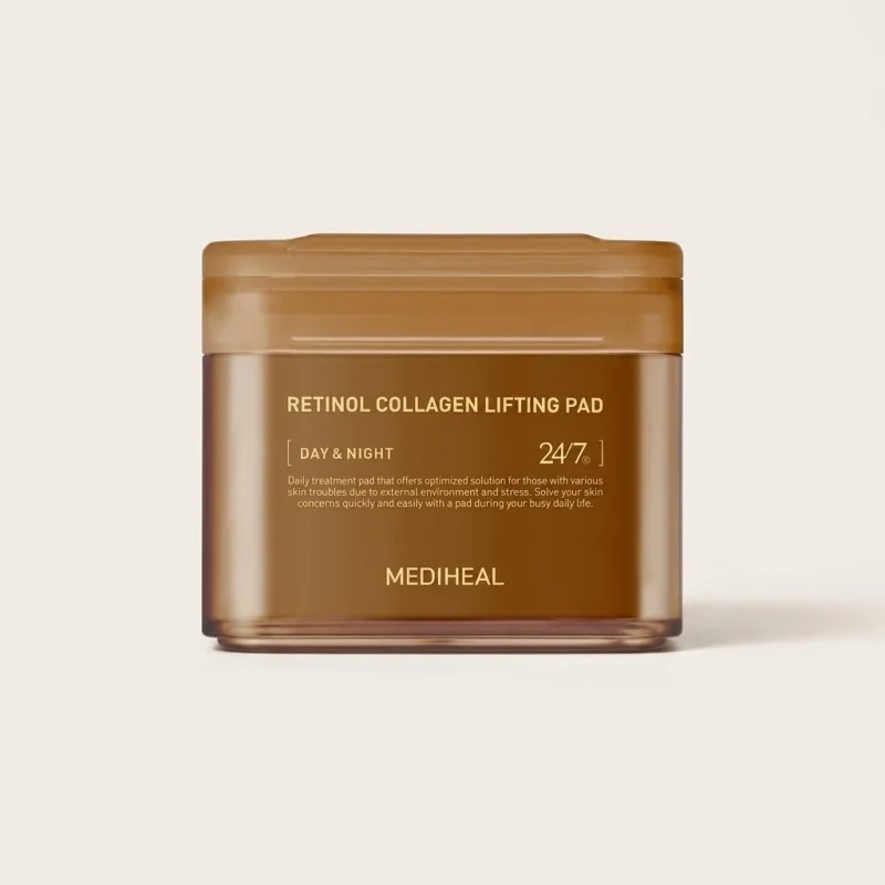 MEDIHEAL Retinol Collagen Lifting Pad - 100 Count for Firmness and Elasticity - Main Image