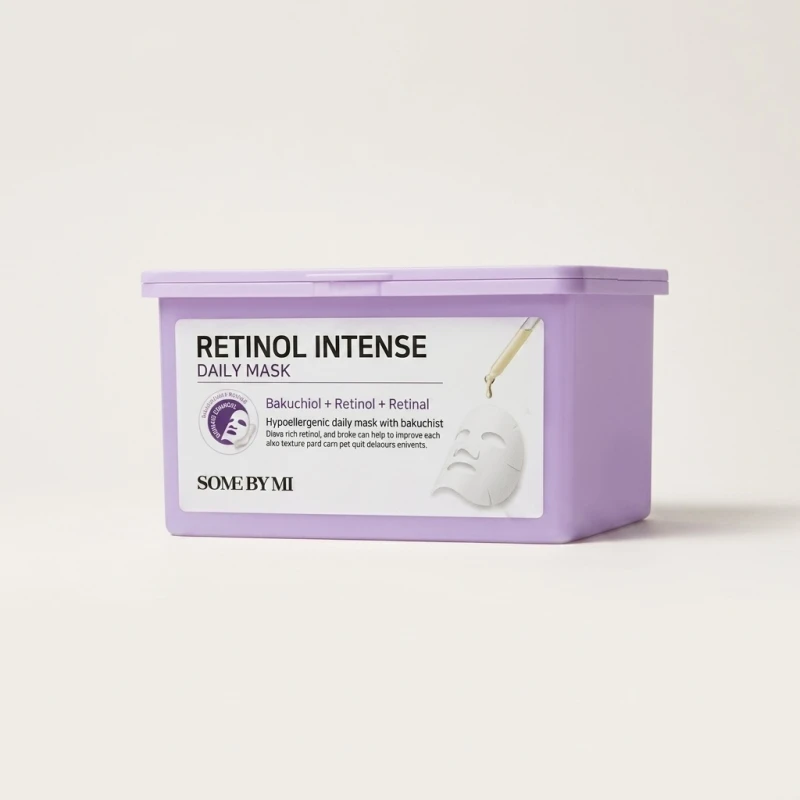 SOME BY MI Retinol Intense Daily Mask - 30 Sheets for Skin Texture & Pore Care - Main Image