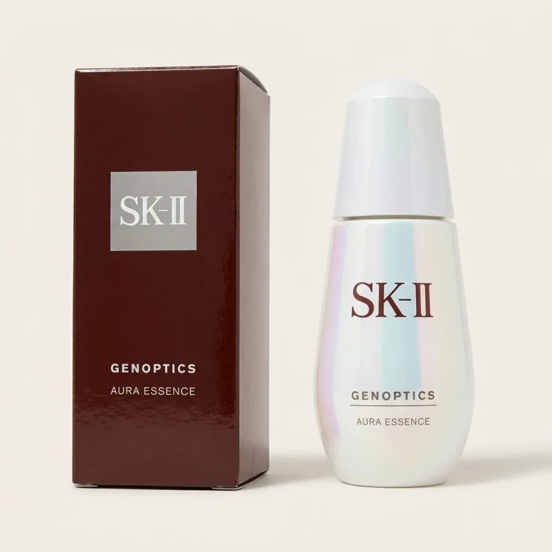 SK-II GenOptics Aura Essence 50ml - Brightening Face Serum for Radiant Skin - Main Image