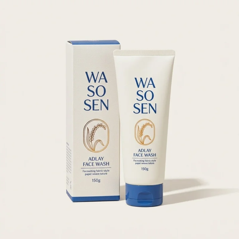 WA SO SEN Adlay Face Wash 150g - Hydrating Coix Seed Cleansing Foam - Main Image