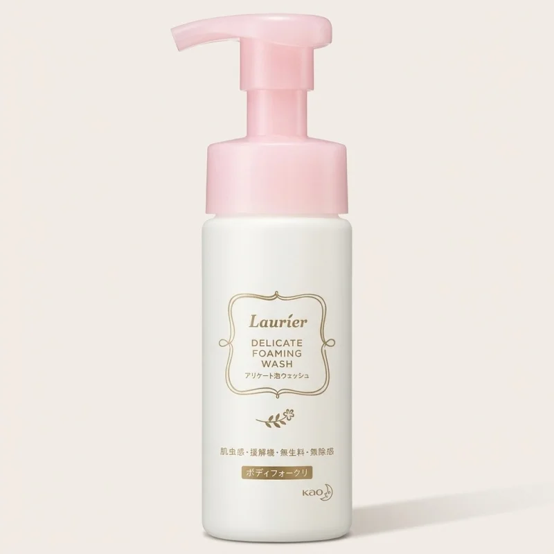 Kao Laurier Delicate Foaming Feminine Wash 150ml - pH Balanced Intimate Care - Main Image