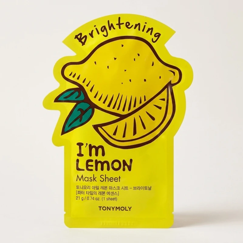 TONYMOLY I'm Real Lemon Mask Sheet for Brightening and Clear Skin - Main Image