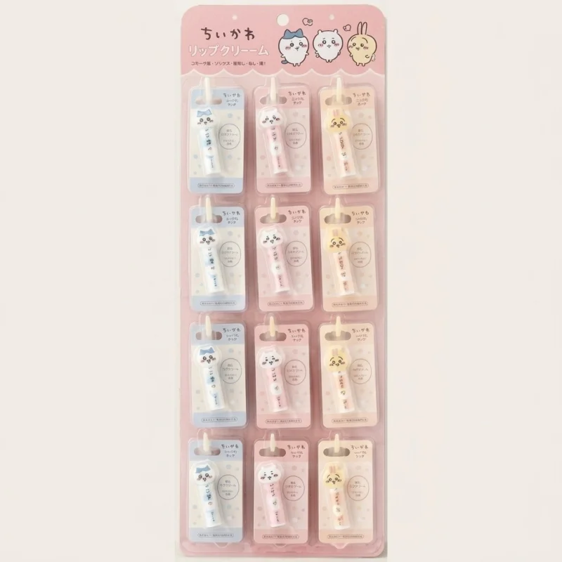 SKATER Chiikawa Lip Cream 24-Piece Bulk Set with Retail Display - Main Image