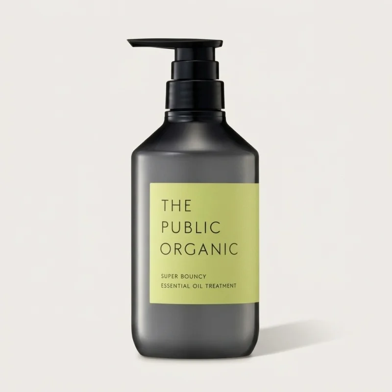 THE PUBLIC ORGANIC Super Bouncy Essential Oil Hair Treatment 480ml - Main Image