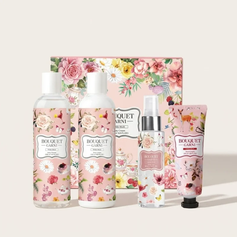 Bouquet Garni White Musk Signature Body Care Gift Set - 4 Piece Collection - Main Image