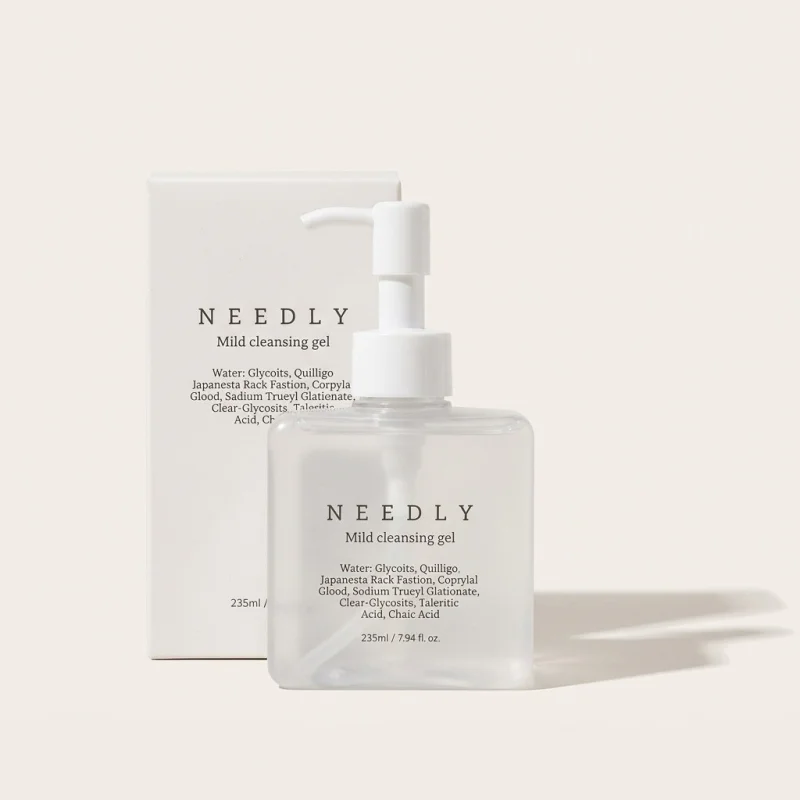 NEEDLY Mild Cleansing Gel 235ml - Low pH Facial Cleanser for Sensitive Skin - Main Image