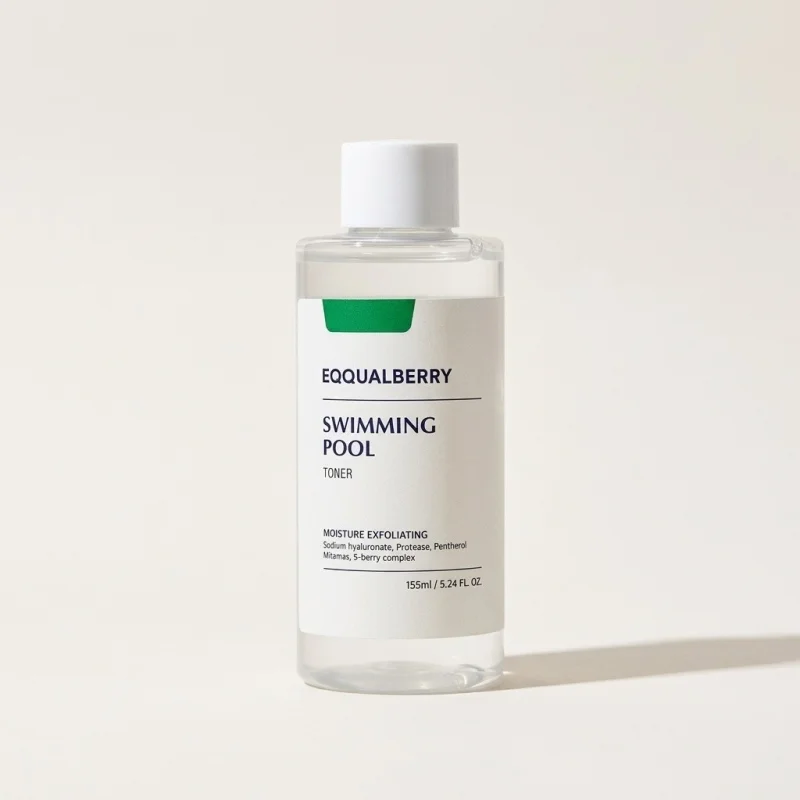 EQQUALBERRY Swimming Pool Toner - Hydrating & Exfoliating Face Water, 155ml - Main Image