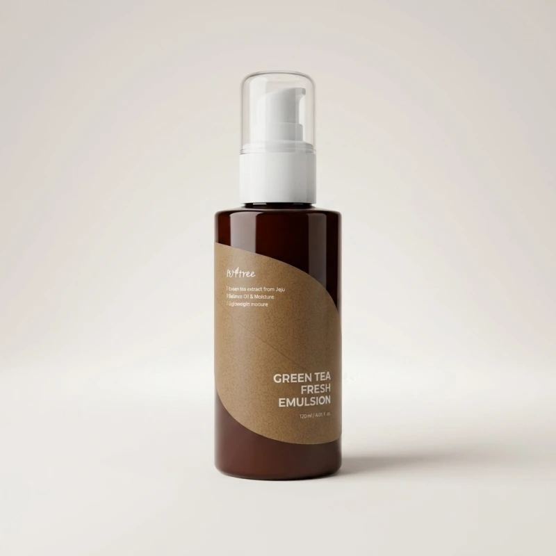 ISNTREE Green Tea Fresh Emulsion 120ml - Balancing Lotion for Oily Skin - Main Image