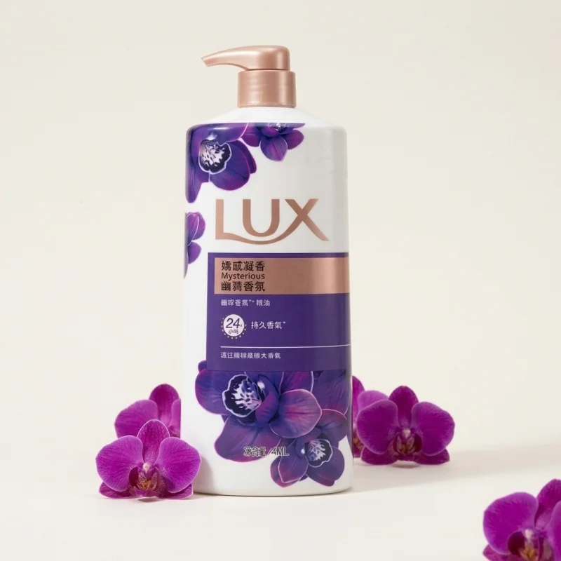 LUX Mysterious Body Wash with Black Orchid & Essential Oil, 1L Pump - Main Image