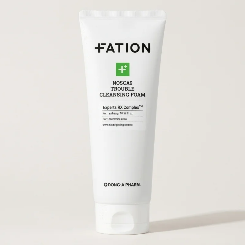 FATION Nosca9 Trouble Cleansing Foam 150ml Soothing Wash for Sensitive Skin - Main Image