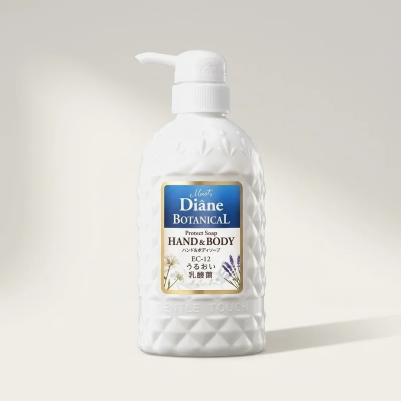Moist Diane Botanical Protect Hand and Body Soap 500ml with EC-12 Lactic Acid - Main Image
