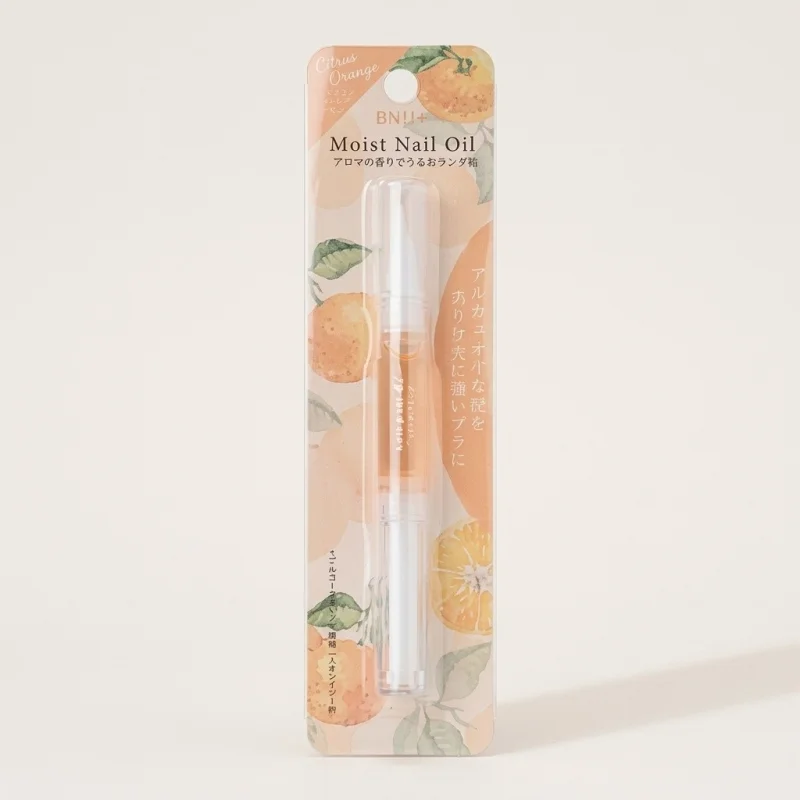 BN Moist Nail Oil Citrus Orange - Argan Oil Infused Cuticle Treatment - Main Image