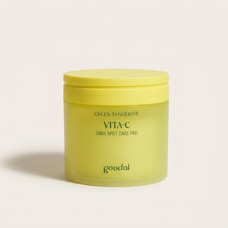 GOODAL Green Tangerine Vita C Dark Spot Care Pads - 70 Brightening Toner Pads - Main Image