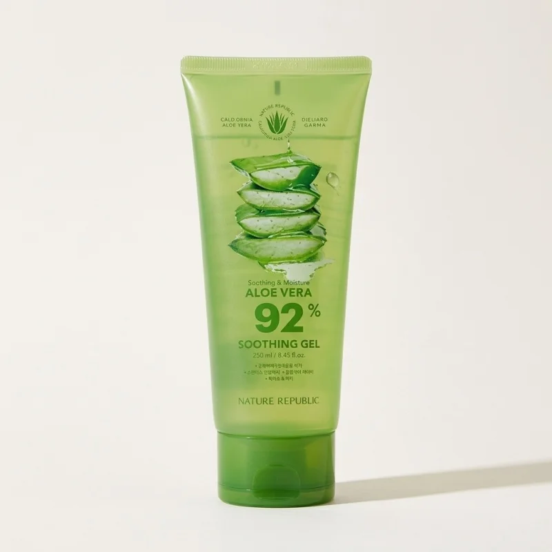 Nature Republic Aloe Vera Soothing Gel 250ml Tube - Hydrating Body & Face Care - Main Image