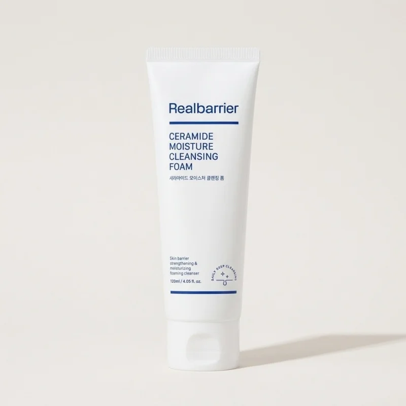 Real Barrier Ceramide Moisture Cleansing Foam - Gentle 120ml Face Wash - Main Image