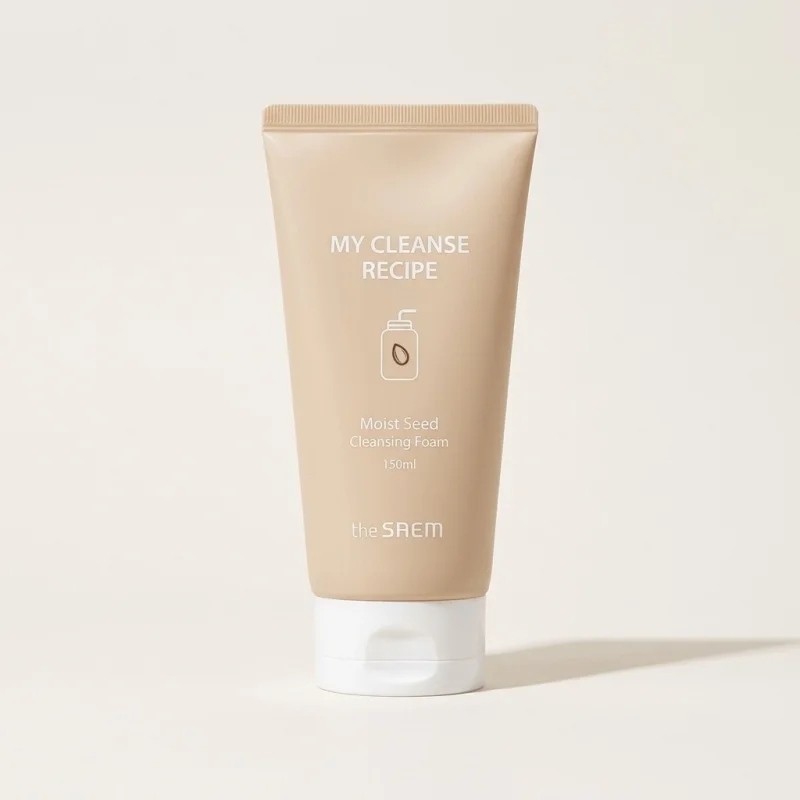 THE SAEM My Cleanse Recipe Moist Seed Cleansing Foam - Hydrating Wash 150ml - Main Image