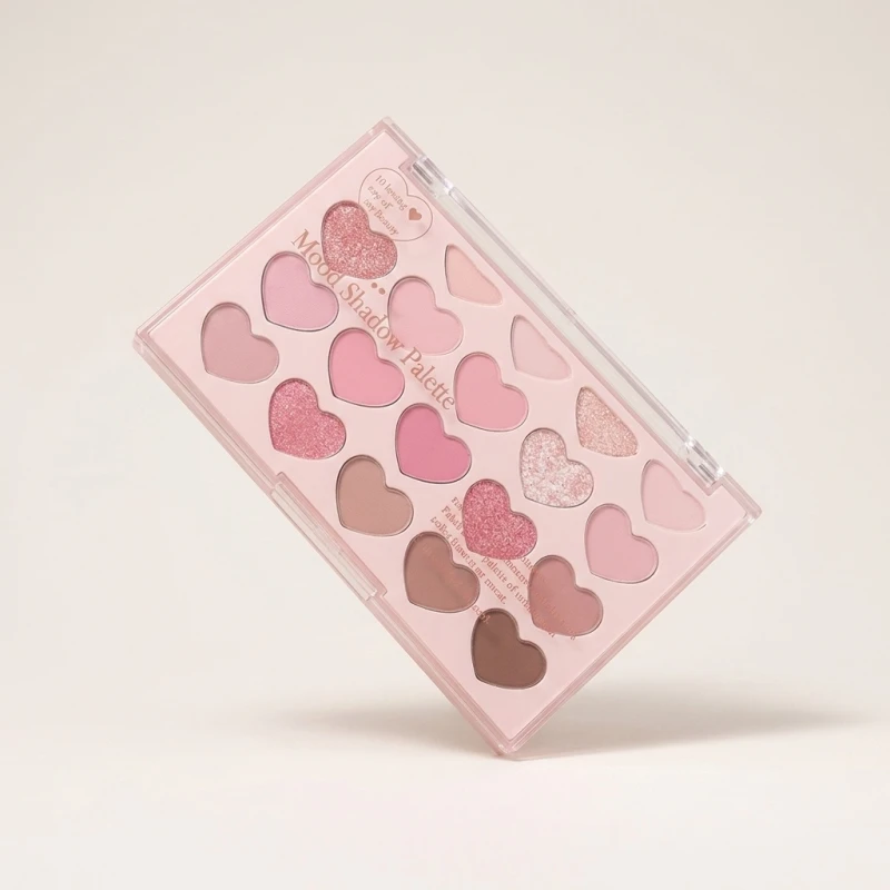 Dasique Mood Shadow Palette 07 Love Heart - 20-Color Pink Eye Palette - Main Image