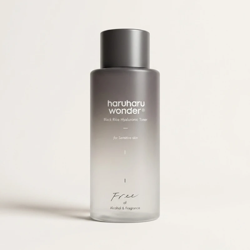 Haruharu Wonder Black Rice Hyaluronic Toner Unscented 150ml - Sensitive Skin - Main Image