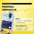 MEDIHEAL Dermaplus Green Tangerine Mask for Brightening and Toning (10 Count) 4
