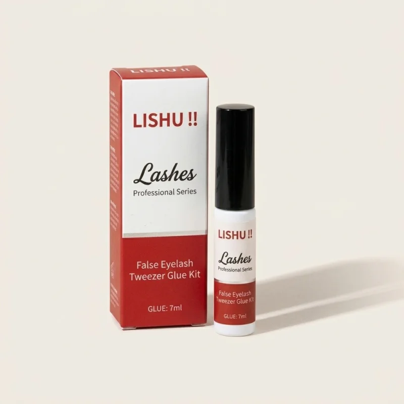 LISHU False Eyelash Application Kit with Precision Tweezer and Adhesive - Main Image