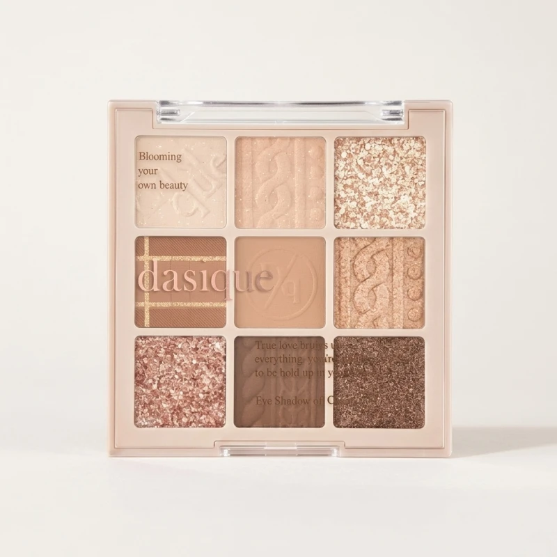 Dasique Shadow Palette 15 Beige Knit - 9-Color Warm Neutral Eyeshadow - Main Image