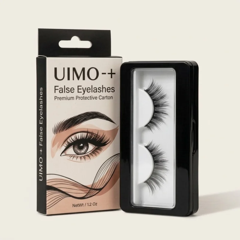 UIMO Gorgeous Supermodel False Eyelashes - High-Volume Fashion Look - Main Image